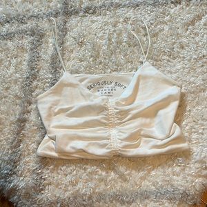aeropostale, white, small, crop top